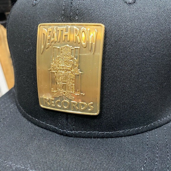 Death Row Records Emblem Logo Snapback Hat "NWT" Deathrow Records - Picture 2 of 4